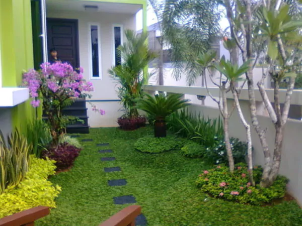 teras taman rumah minimalis type 36