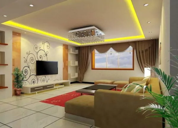 banner backdrop tv simple