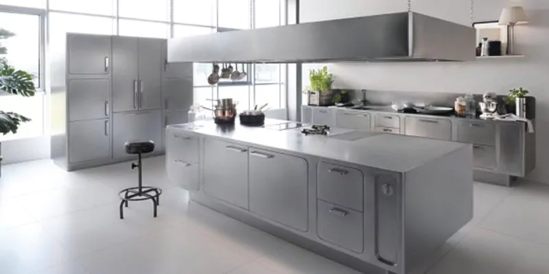 banner kitchen set stainless