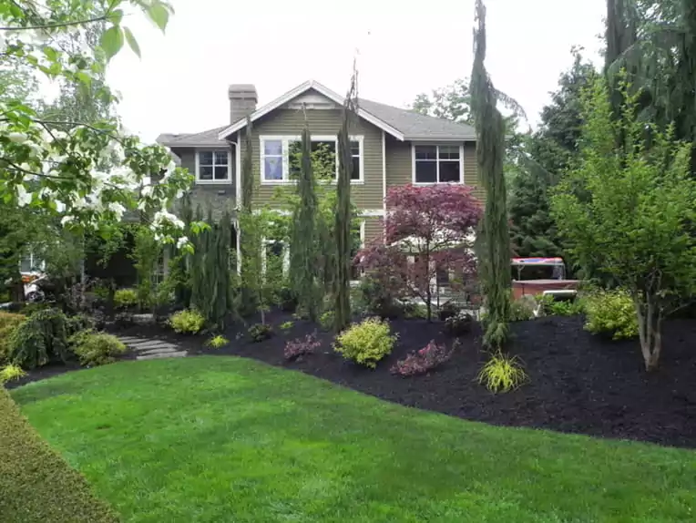 banner taman samping rumah