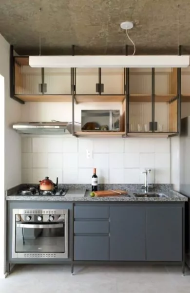 kitchen set industrialis modern vintage