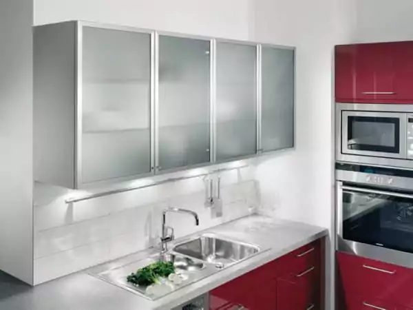 kitchen set kaca acid