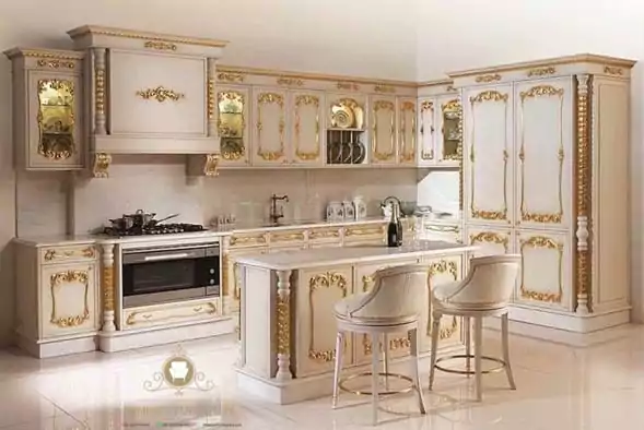 kitchen set kayu jati mewah