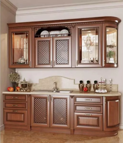 kitchen set kayu jati minimalis