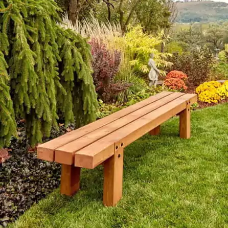 kursi simple taman minimalis