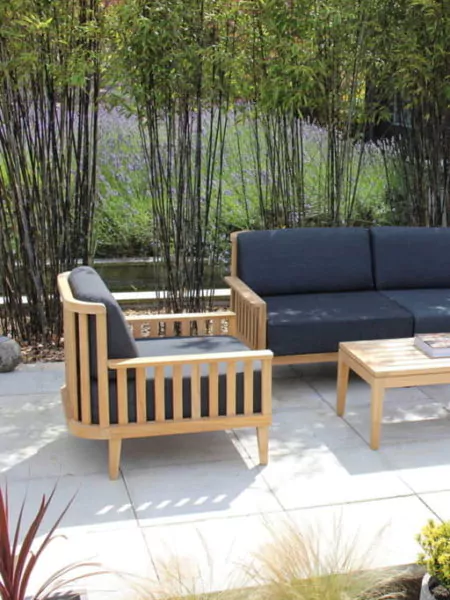 kursi sofa taman minimalis