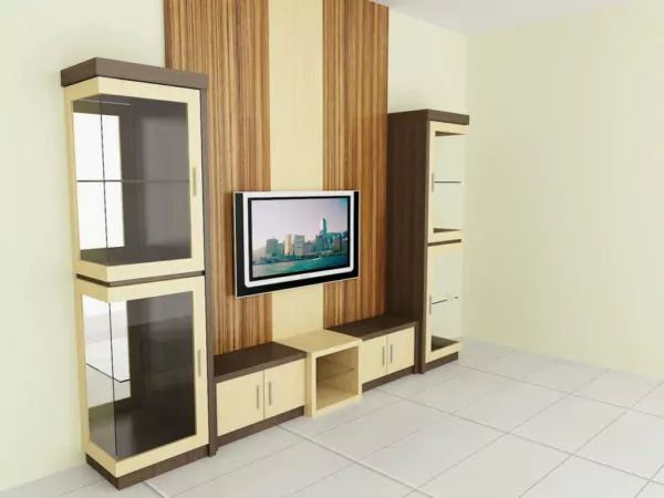 model backdrop tv minimalis