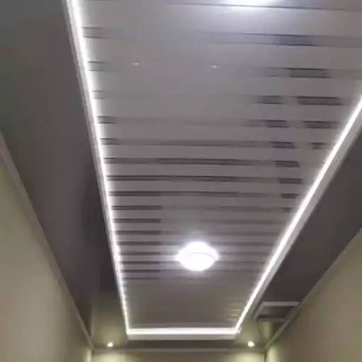 plafon pvc minimalis corak garis