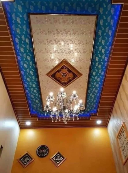 plafon pvc motif awan cantik