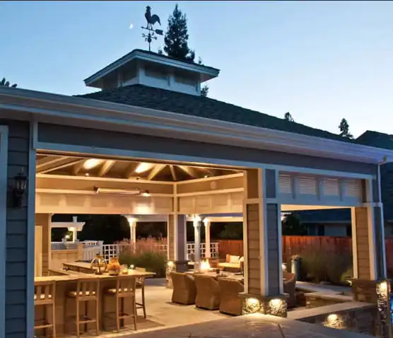 taman gazebo klasik dan modern