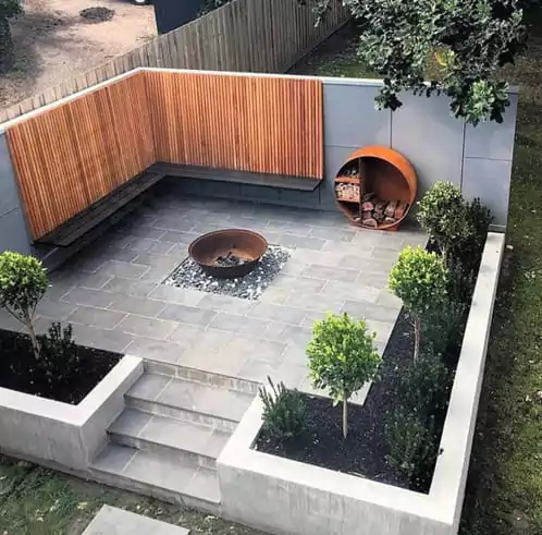 taman rumah mewah cozy