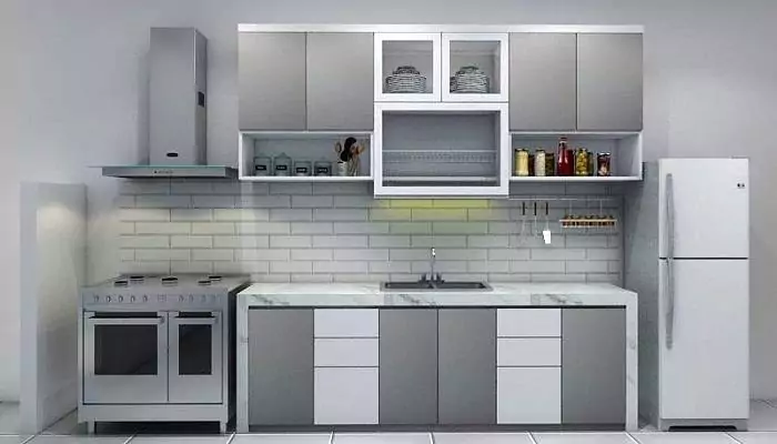 banner kitchen set baja ringan