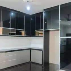 banner kitchen set kaca