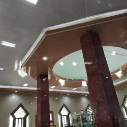 banner plafon pvc masjid