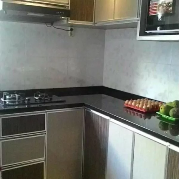 kitchen set baja ringan kombinasi marmer