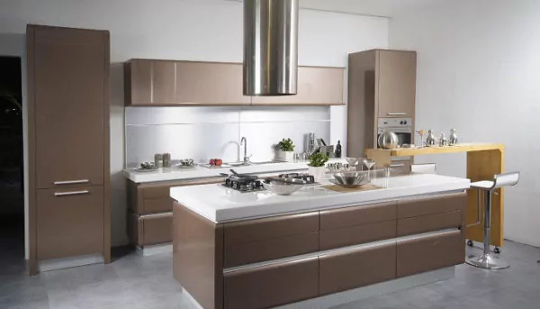 kitchen set island dengan baja ringan