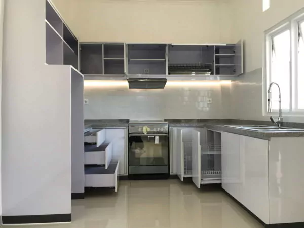 kitchen set hpl glossy