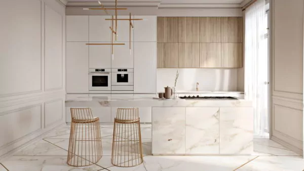 model kitchen set minimalis mewah