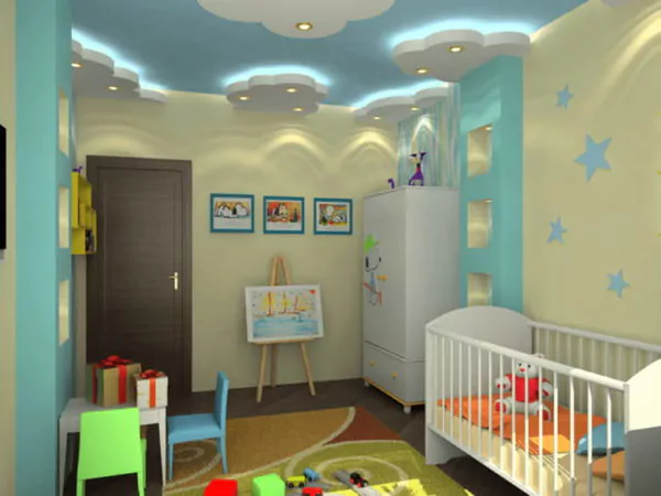 plafon pvc kamar tidur anak