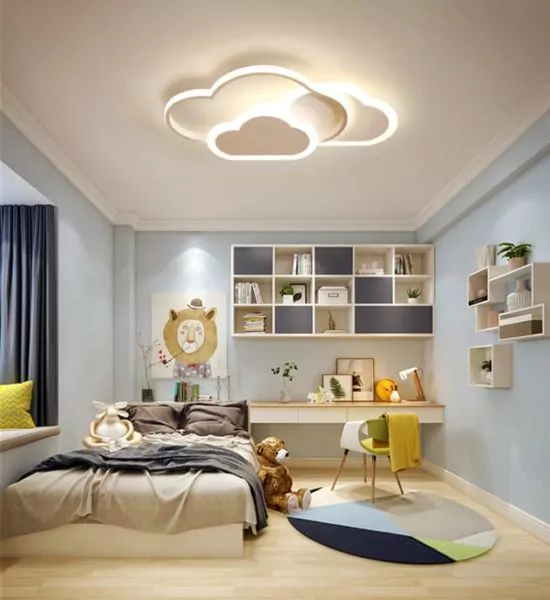 plafon pvc kamar tidur motif awan