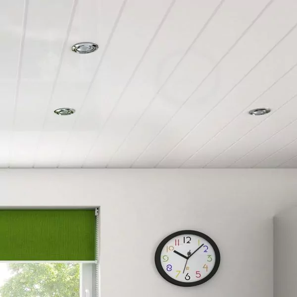 plafon pvc kamar tidur motif garis