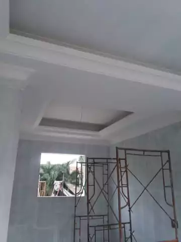 plafon pvc kombinasi gypsum masjid