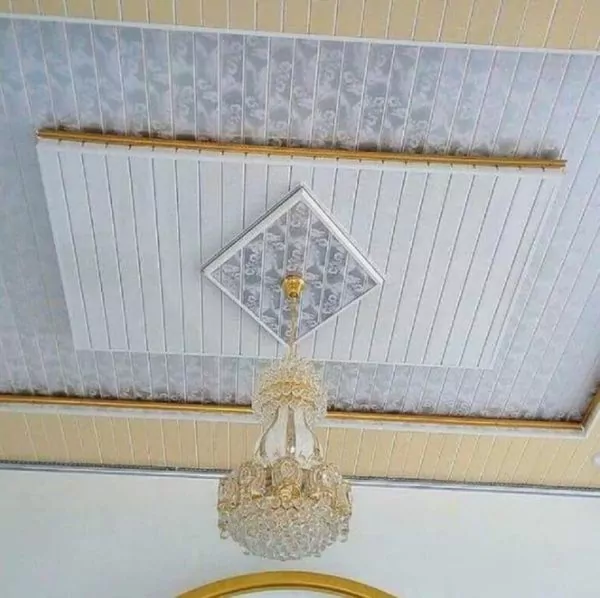 plafon pvc motif bunga minimalis