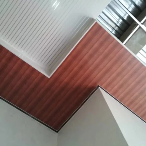 plafon pvc motif kayu doff