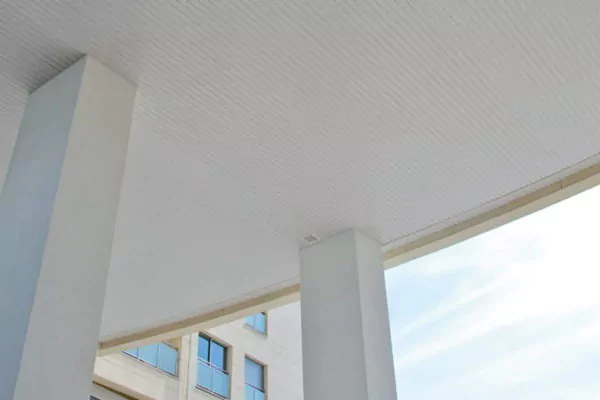 plafon pvc teras warna putih