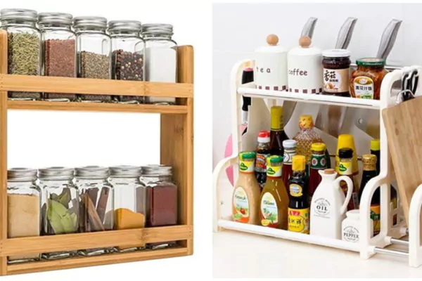 peralatan dapur lengkap - rak bumbu dapur