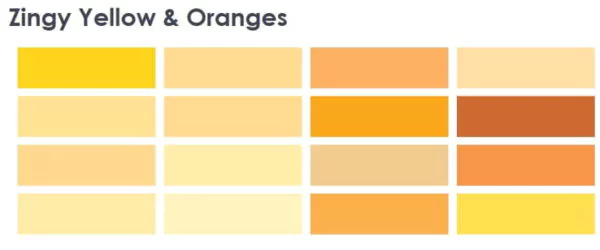 warna cat nippon paint untuk ruang tamu - warna zingy and oranges