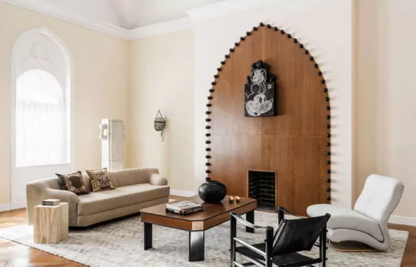 warna cat ruang tamu yang sejuk - cream