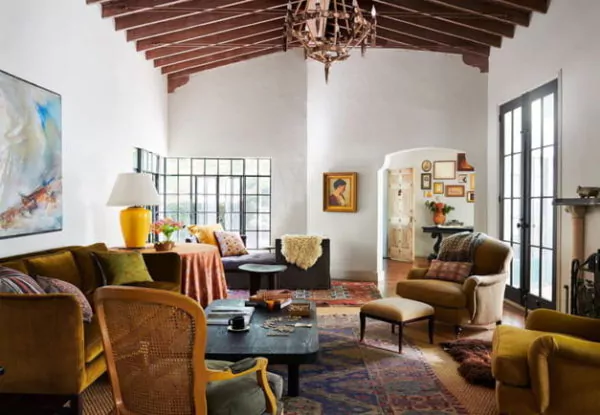 warna cat ruang tamu yang sejuk - putih