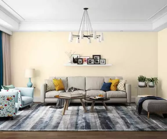 warna cat rumah cream natural