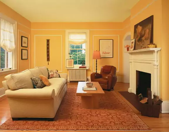 warna cat rumah sederhana - yellow