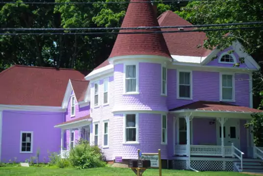 warna cat rumah ungu lilac