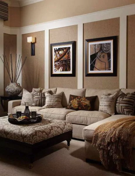 warna cat rumah bagian dalam - brown