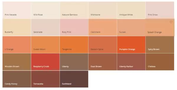 warna cat rumah minimalis dulux - orange & soft orange