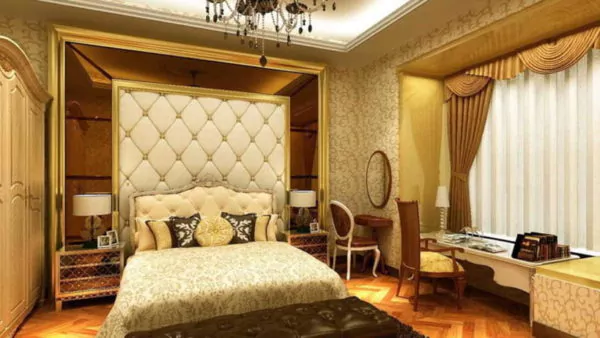 warna cat rumah minimalis - gold