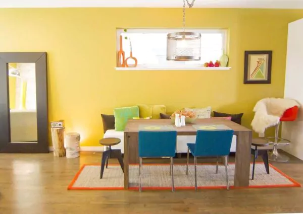 warna cat rumah minimalis - kuning