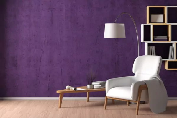 warna cat rumah minimalis - ungu
