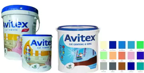 merek cat avitex