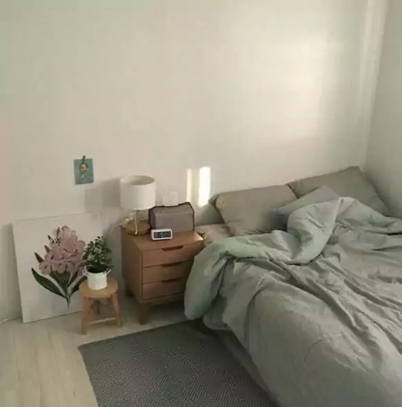 warna cat kamar ala korea - abu abu