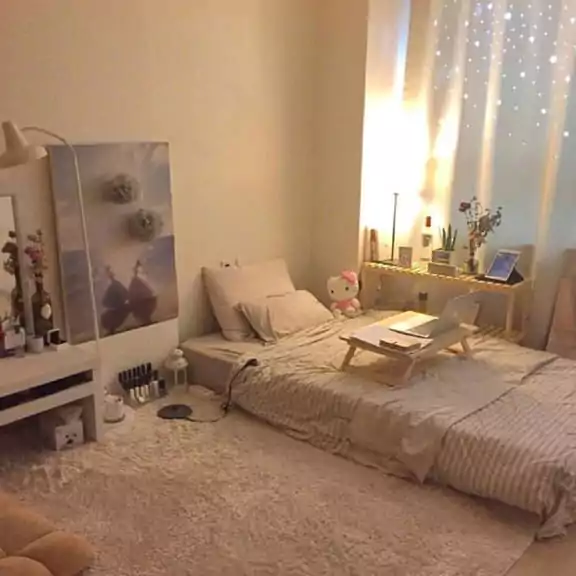 warna cat kamar ala korea - beige
