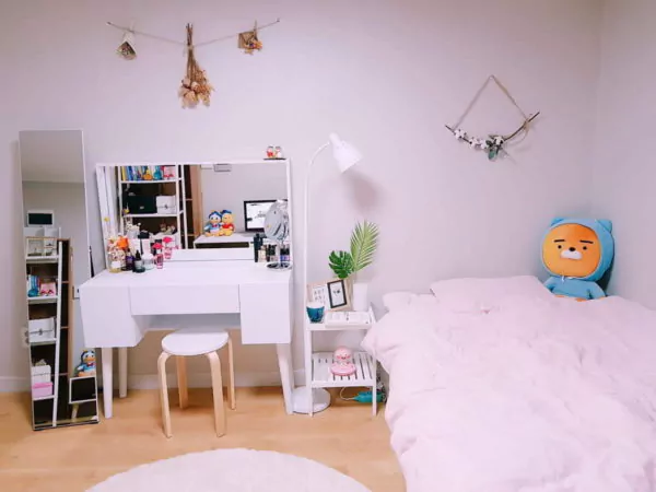 warna cat kamar ala korea - lilac