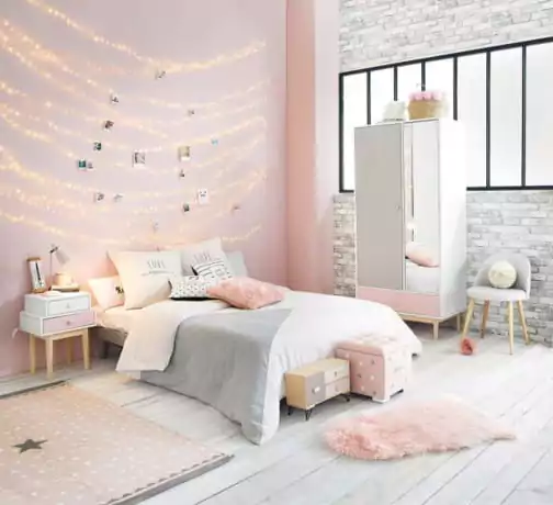 warna cat kamar pink soft aesthetic