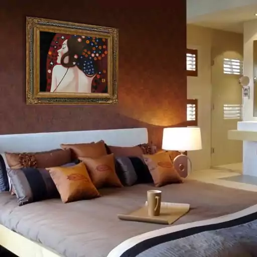 warna cat kamar tidur romantis - caramel