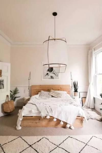 warna cat kamar tidur sempit - cream