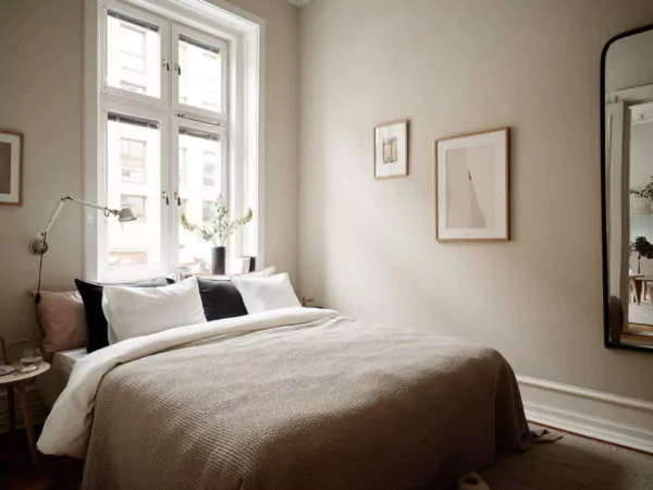 warna cat kamar tidur yang menenangkan - beige