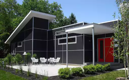 warna cat tembok luar rumah - black